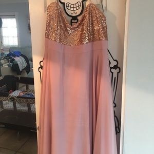 Floor length gown